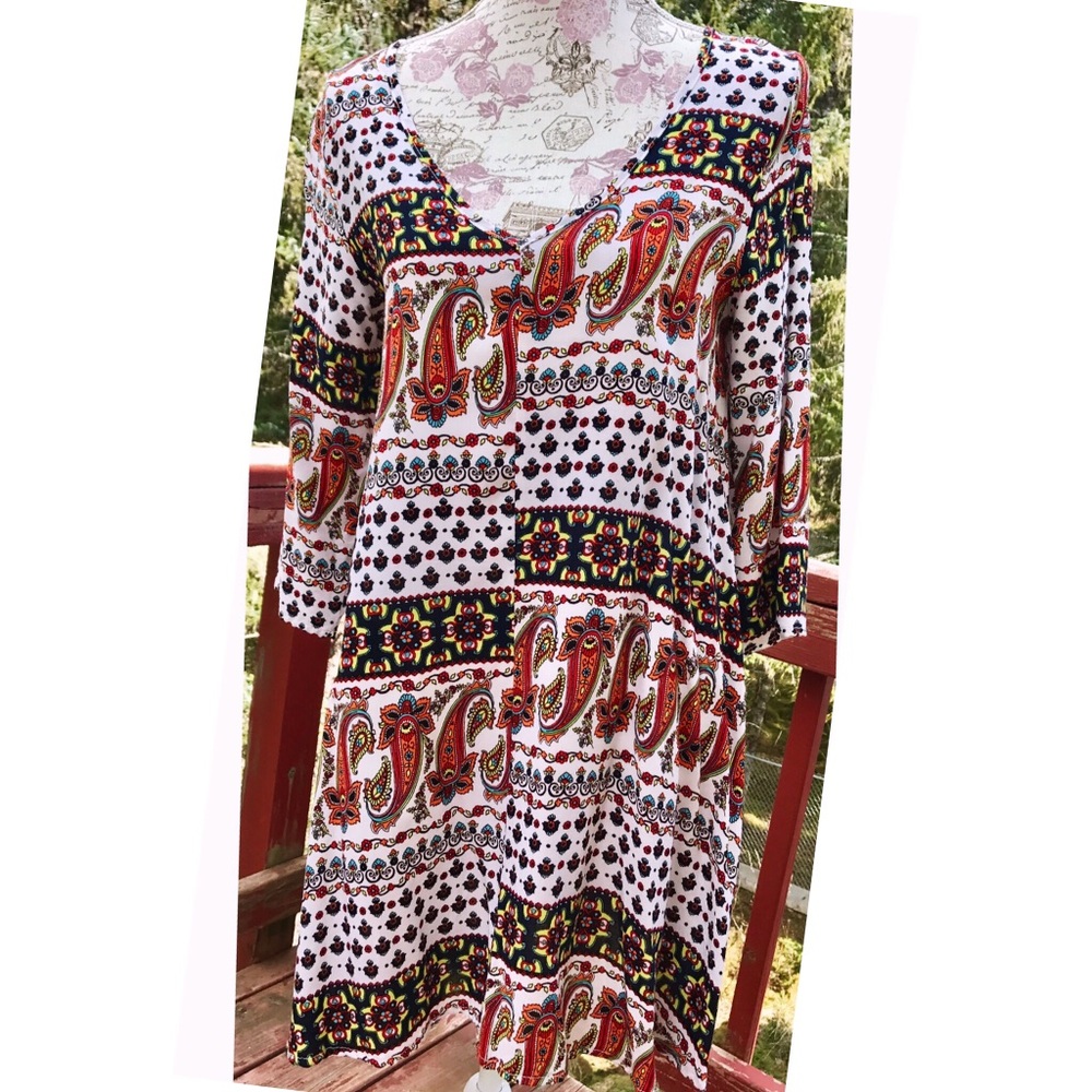 FINAL🚫OFFERS NWOT Evelie Paisley Print Dress M